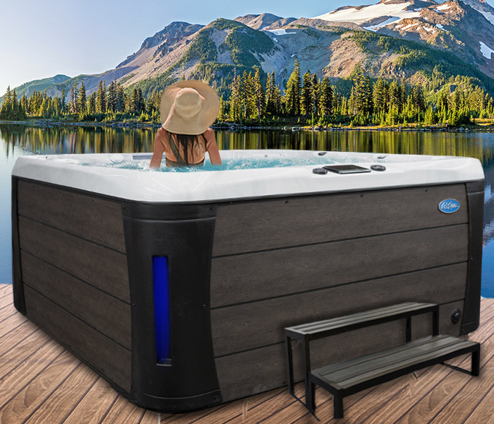 Calspas hot tub being used in a family setting - hot tubs spas for sale Wyoming