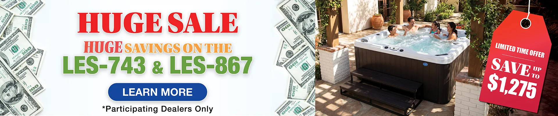 Calspas hot tub being used in a family setting - Wyoming